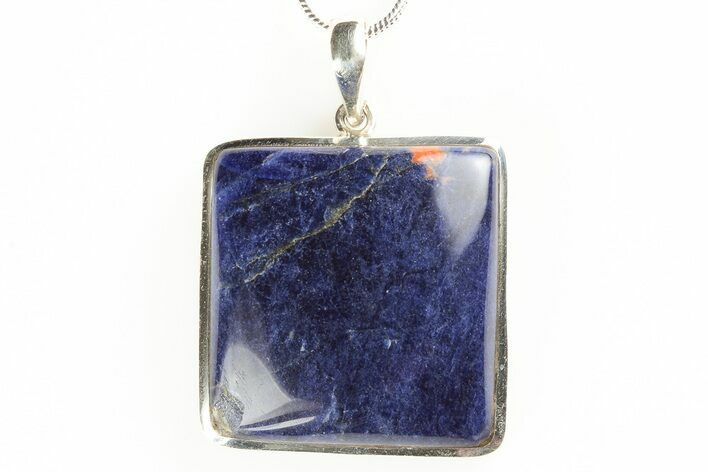 Sodalite Pendant (Necklace) - Sterling Silver #192374